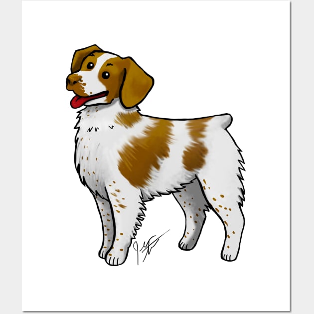 Dog - Brittany Wall Art by Jen's Dogs Custom Gifts and Designs